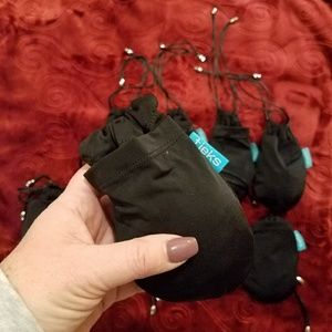 Tieks ~ Black/Blue Packable Storage Tote